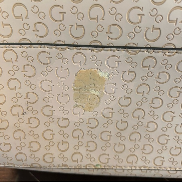 Guess Purse Pink Satchel Handbag Medium Size With Handles - Picture 14 of 16